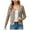 Khaki, variant on idosla Women's Long Sleeve V-Neck Button Down Cardigan Knit Shrugs Sweater (Green, M)