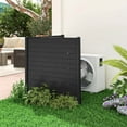 thumbnail image 2 of Costway 2 PCS 48" L x 46" H Air Conditioner Fence Outdoor Privacy Fence Screen Black, 2 of 9