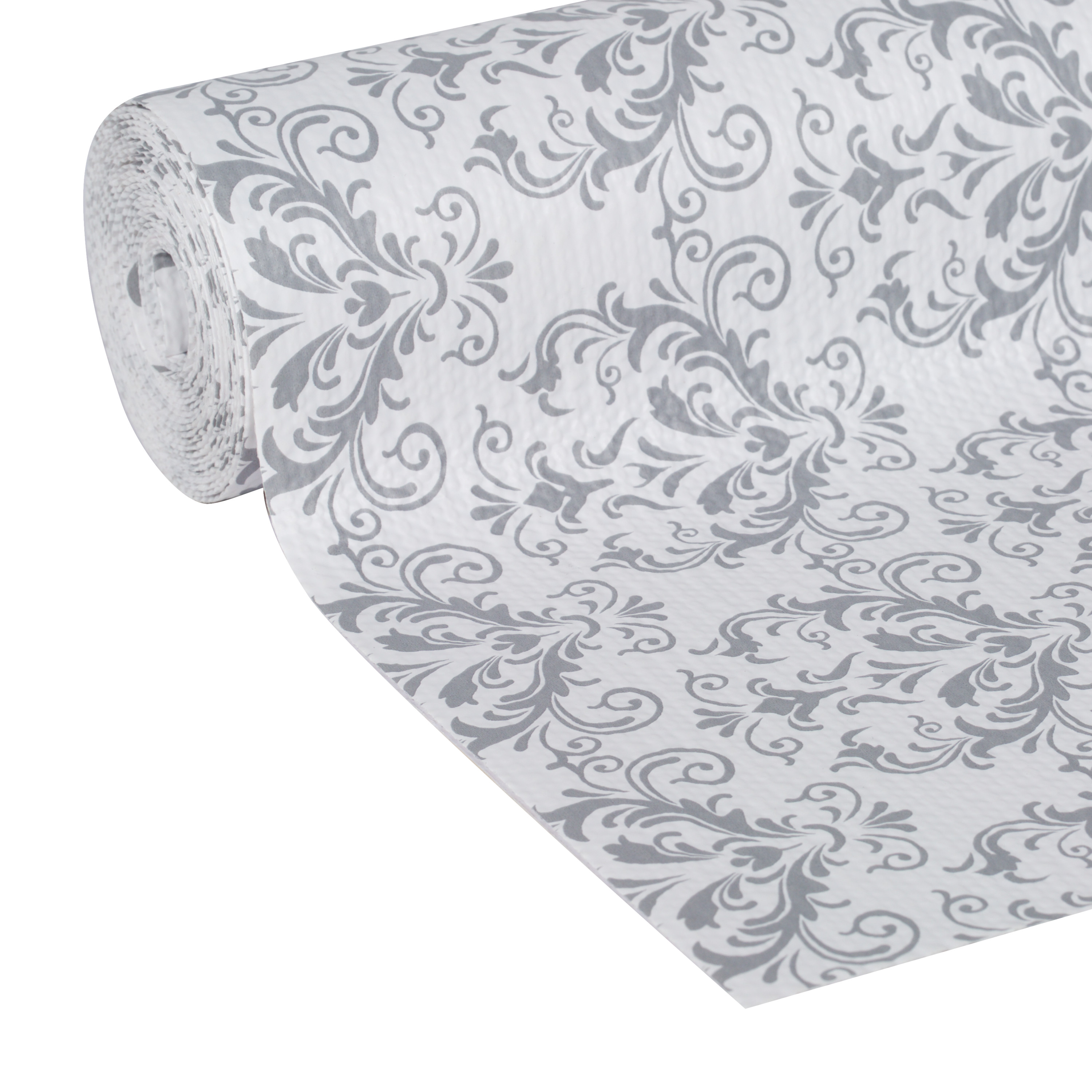 12-inch x 10 Feet Grey Damask Fоur Расk Duck Smooth Top EasyLiner 12-inch x 10 Feet Grey Damask Fоur Расk Duck Smooth Top EasyLiner