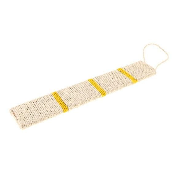 Pet Cat Toys Sisal Scratching Board Cage Hanging Toy Random Color