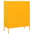 thumbnail image 3 of vidaXL Storage Cabinet Mustard Yellow 80x35x101.5 cm Steel, 3 of 5