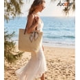 thumbnail image 4 of SUOSDEY Large Straw Beach Bag for Women,Beach Tote Bag Shoulder Handbags,Straw Bag Beach Purse for Summer, 4 of 8