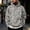 Light Gray, variant on KLHDSF Men's Vintage Leopard Print Hooded Sweatshirt with Single Pocket Drawstring Hood Ribbed Cuffs Hem Fall Winter Street Athletic Top for Men Blue L