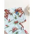 thumbnail image 6 of LMLYSoH Toddler Baby Boys Western Shirts, Summer Short Sleeve Cartoon Print Button Down Shirts, 6 of 9