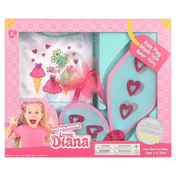 Love Diana Baker & Fairy Dress up Kit for Girls