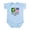 Sky Blue, variant on CafePress - Made In America With Brazilian Parts Body Suit - Baby Light Bodysuit, Size Newborn - 24 Months