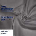 thumbnail image 3 of Easy-Going Wrap Around Ruffled Bed Skirt 18 Inch for Queen, King Size Beds, Dark Gray, 3 of 7