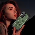 thumbnail image 7 of ELEHOLD for Samsung Galaxy A52 5G Case, Compatible with Mag safe Accessories, Strong Magnetic Military-Grade Drop Protection Invisible Kickstand Shockproof Protective Phone Case,Armygreen, 7 of 7