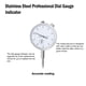 thumbnail image 4 of Riwesomey Indicador de calibre de Dial profesional reutilizable anticorrosivo 0-10mm herramientas de medición de carpintero metalúrgico de alta Pantallas optoelectrónicas Riwesomey TO009225-00, 4 of 6