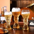 thumbnail image 3 of Gift Hercules Craft Souvenir Football Model Drink Bottle Glass Cup Beer Mug 350ML A, 3 of 5