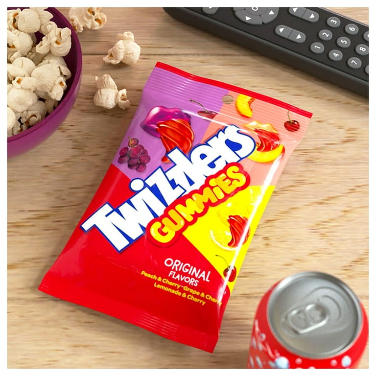 Twizzlers Assorted Gummies Original Flavors: Peach, Grape