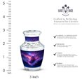 thumbnail image 2 of JAGASY Purple Mountain Urn for Human Ashes - Small Urn for Ashes Adult male & Female - Blue Keepsake Urns - Memorial Cremation Urns for Boy & Girl - ( 3 Inch ), 2 of 7