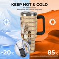 thumbnail image 5 of Bob's Burgers 40 Oz Tumbler with Handle And Straw, Stainless Steel Double Wall Vacuum Insulated Coffee Cup Travel Mug for Gym, Outdoors, Commute, Work, 5 of 8
