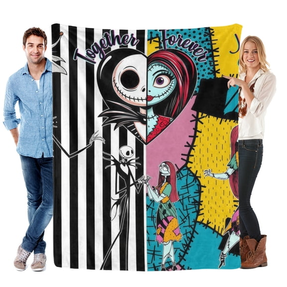 Throw Blanket for The Nightmare Before Christmas Soft Warm Bed Couch Flannel Blanket for Kids Boys Girls Gifts Home Decor 30x40 Inch