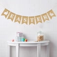thumbnail image 6 of HongHeng 1Pc Burlap Radish Garland Banners, Bunny Burlap for Easter Decorations Home office School Outdoor Party Supply, 6 of 6