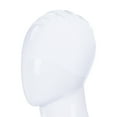 thumbnail image 4 of Gorra de natación de silicona Uxcell, impermeable, cómoda, antideslizante, para mujeres, hombres, adultos, cabello largo y corto, blanca, 4 of 6