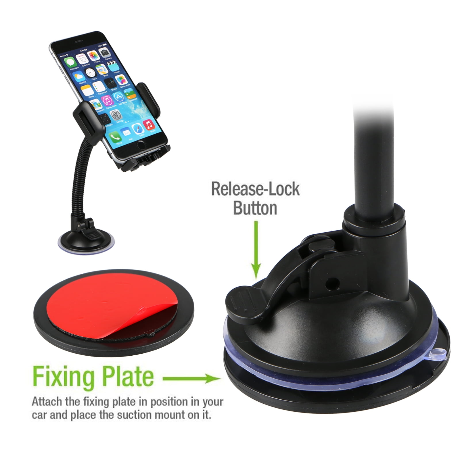cell phone suction mount