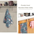 thumbnail image 3 of Abstract Xmas Birds Hand Towels 2 PCS, Merry Christmas Kitchen Towel Ultra Soft and Highly Absorbent,Decorative Fingertip Face Towel for Bathroom Hotel, 28.3"x14.4", 3 of 6