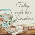 thumbnail image 2 of Medley, Elizabeth 26x26 White Modern Wood Framed Museum Art Print Titled - Today Feels Like Sunshine, 2 of 4
