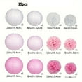 thumbnail image 3 of ICQOVD Hanging Paper Lanterns Rustic Wedding Birthday Party Decorative Supplies, 3 of 6