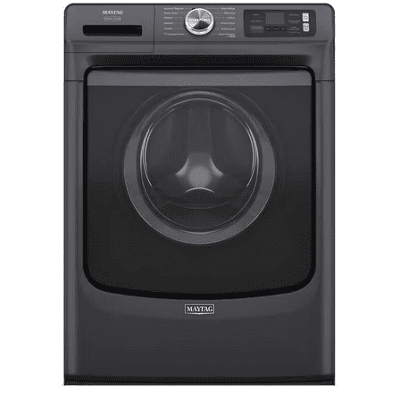 Maytag 27 Inch Smart Pet Pro Front Load Washer with 5.0 cu. ft. Capacity in Black Steel MFW7020RF