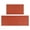 Red Yellow Checkerboard Red Pattern, variant on Red Yellow Checkerboard Red Pattern Kitchen Rugs Set Of 2 (L-Shape), 17"X30"+17"X47" Anti-Fatigue, Non-Slip Washable for Kitchen