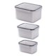 thumbnail image 1 of contenedor de almacenamiento Juego De 3 Recipientes De Almacenamiento De Alimentos Para Cocina, A Prueba De Fugas, Recipiente Rectangular Para Preparación De Comidas Rectángulo Magideal contenedor de almacenamiento, 1 of 7
