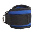 thumbnail image 1 of Exercise Ankle Strap, Ankle Cuff Blue Hook And  Fastener Nylon Metal D  Buckle  For Elastic Rope, 1 of 8