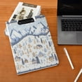 thumbnail image 5 of FORMRS A4 Clipboard Folder with Pen Holder Horizontal Foldable School Office Binder, Light Blue Mountain, 5 of 9