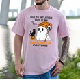 thumbnail image 2 of Due to Inflation My Halloween Costume Ghost cat Pumpkin T-Shirt, Fullsizes S-5XL Multicolors T-Shirt, 2 of 5