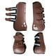 thumbnail image 5 of Botas de tendón de caballo Macarena PU Shell Tendón Fetlock Protection para Protección de Competencia Marrón L, 5 of 8