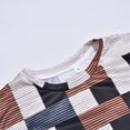 thumbnail image 6 of T Shirts for Men Polo 1/4 Short Sleeve Big and Tall Lounge Wear Shirts Casual Stylish Gradient Round Neck Casual Outdoor Basic Basic Tee, 6 of 6