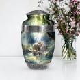 thumbnail image 7 of MUKTIVE Elephant Handcrafted Decorative Urns for Human Ashes Adult Man - Large Burial Urns for Adult Human Ashes for Mom & Dad - Funeral Gifts for Women Cremation - 10 inch, 7 of 7