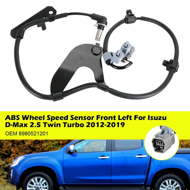 ABS Wheel Speed Sensor Front Left For Isuzu D-Max 2.5 Twin Turbo 2012-2019
