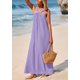 thumbnail image 3 of Vestido de verano PRETTYGARDEN 2025 para mujer, sin mangas, con tiras, morado, 3 of 9