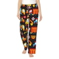 thumbnail image 2 of Lsque Construction Truck Print Women's Pajama Pants, Lounge Pant - Comfortable Home Wear,Elastic Waistband, Stylish Design-X-Large, 2 of 9