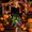 Multicolor #036, variant on Women's Halloween Dress Skeleton Cocktail Long Sleeve Fall Dresses Pumpkin 1950s Crew Neck Vintage Tea Length Dress with Belt L