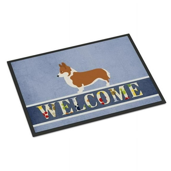 Carolines Treasures  Pembroke Welsh Corgi Welcome Indoor or Outdoor Mat - 18 x 27 in.