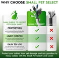 thumbnail image 2 of czcpp-Heavy Duty Cord Cover - White, 10ft - Ultra Durable Electrical Cable and Wire Protector for Rabbits, Dogs, Cats and Other Pets - Cord Management and Animal Protection, 2 of 4