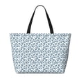 thumbnail image 2 of Xecao Nautical Theme Anchors for versatile beach bag for women includes zipper pockets and waterproof material, ideal for vacations and adventures., 2 of 7