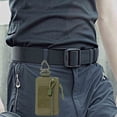 thumbnail image 6 of PrimeGo Mini Tactical Pouch Zippered EDC Utility Pouch with Carabiner Military Keychain Pouch Wallet for Belt Backpack Camping Hiking Hunting, 6 of 7