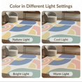 thumbnail image 7 of ODIKA 4'x6' Pastel Multicolor Retro Gradient Arch Washable Area Rug Mid Century Modern Aesthetic Pattern Stain Resistant, Low Pile, Easy Care for Dorm Room, Small Living, 7 of 7