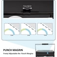 thumbnail image 5 of TIANSE Binding Machines, 21-Holes, 450 Sheets, Comb Bind Machine Book Maker with 100 PCS 3/8'' Comb Binder Spines Starter Kit, Comb Binding Machine for Letter Size, A4, A5 or Smaller Sizes, 5 of 7