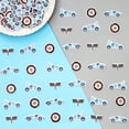 thumbnail image 2 of Race Car Birthday Decorations for Boys, 200pcs Racing Car Flag Confetti Blue, Two Fast Birthday Table Decorations, Let’s Go Racing Themed 1st 2nd 3rd Birthday Party Supplies, 2 of 6