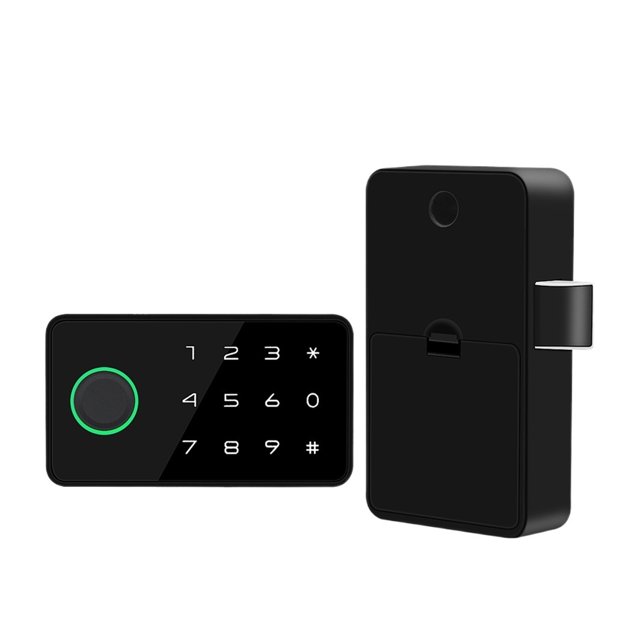 Fingerprint Smart Invisible Drawer Cabinet Lock RFID Card NFC Unlock Furniture ,Keyless Entry Design