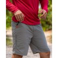 thumbnail image 6 of The American Outdoorsman Mens Hiking Shorts with Built-In Belt Ideal for All Outdoor Activity (Moon Mist, X-Large), 6 of 6