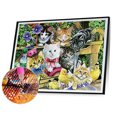 thumbnail image 2 of Pintura de diamante 5D DIY Kit de gato de taladro redondo completo Decoración del hogar Artesanía FLhrweasw Nuevo, 2 of 9