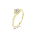 thumbnail image 2 of White Diamond Accent 14k Gold Over Silver Star Stackable Ring, 2 of 4