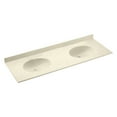 thumbnail image 1 of Swanstone 73W x 22.5D in. Chesapeake Solid Surface Double Sink Vanity Top, 1 of 7