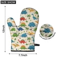 thumbnail image 6 of Colorful Dinosaurs Palm Pattern Shower Curtain OneSize ,Bathroom Decorative Shower Curtains Set with 12 Hooks,Modern Waterproof Washable Shower Curtain, 6 of 7